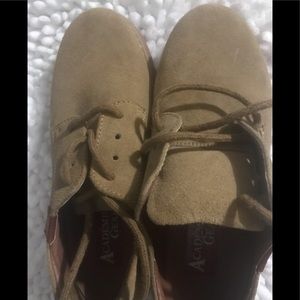 Nubuck school buck shoes for big kids 5M Academie Gear